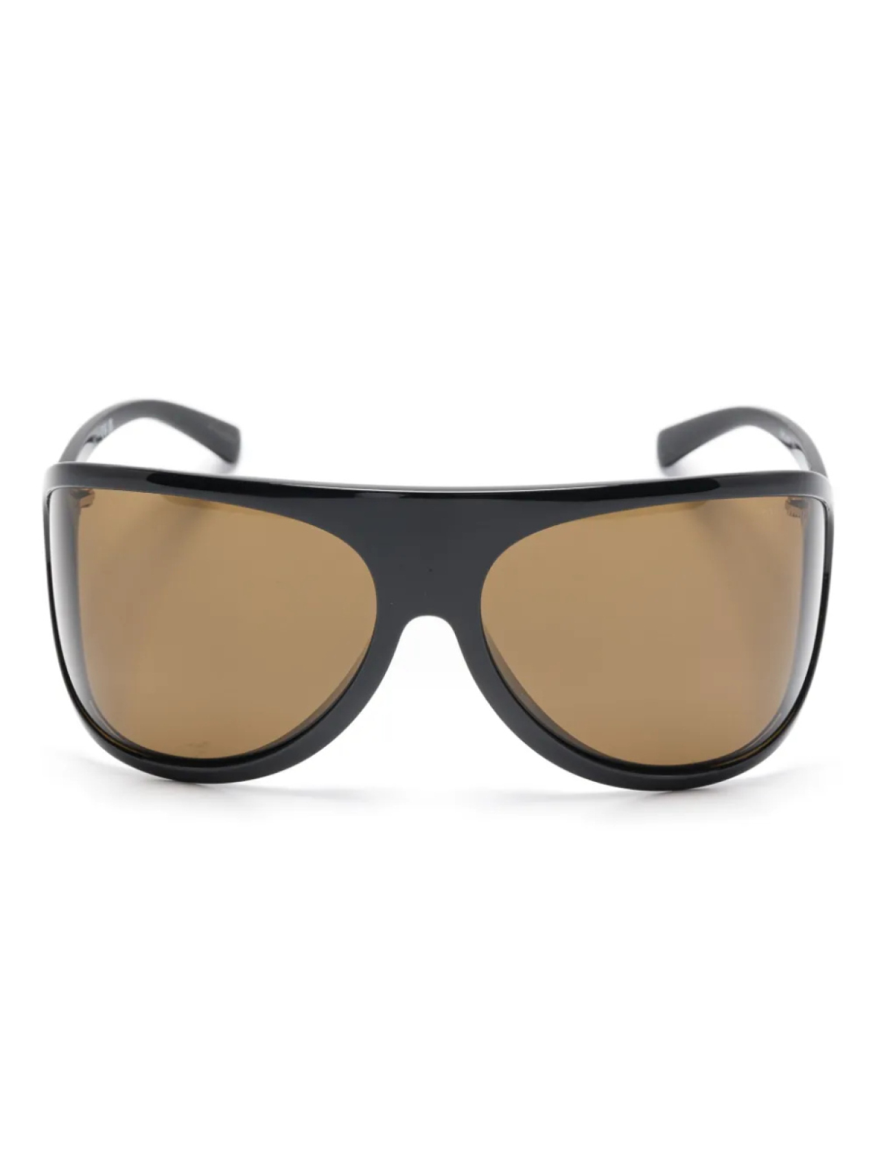 

Солнцезащитные очки в оправе Shield Miu Miu Eyewear, черный