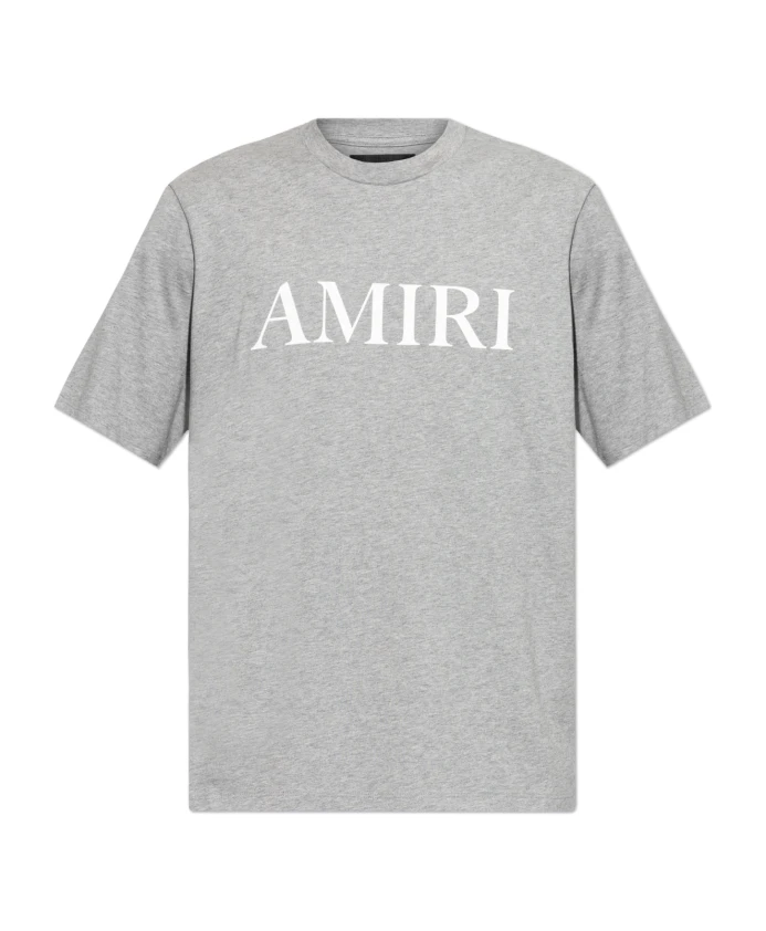 

Футболка с логотипом Amiri, серый