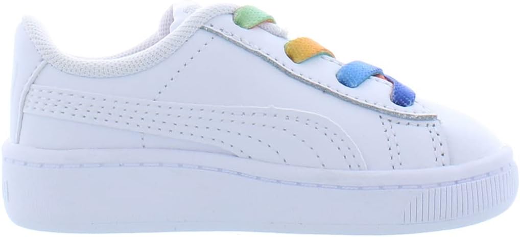 Кроссовки PUMA Suede Jr унисекс для детей, белый/белый — фото 3