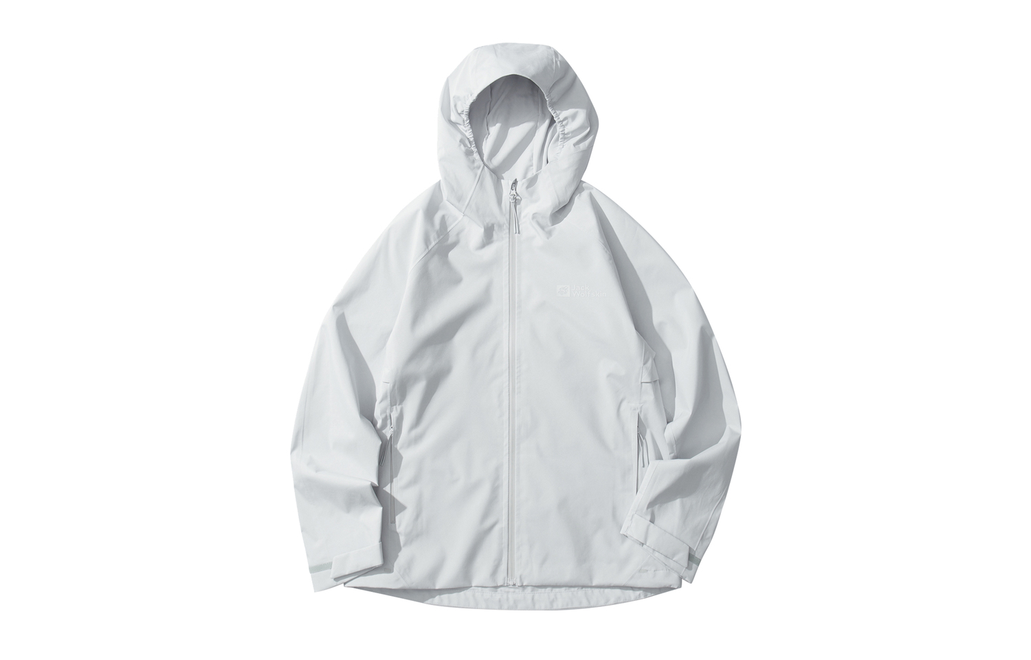 

JACK WOLFSKIN Женская ветровка для походов на природе, Cool Gray/6709