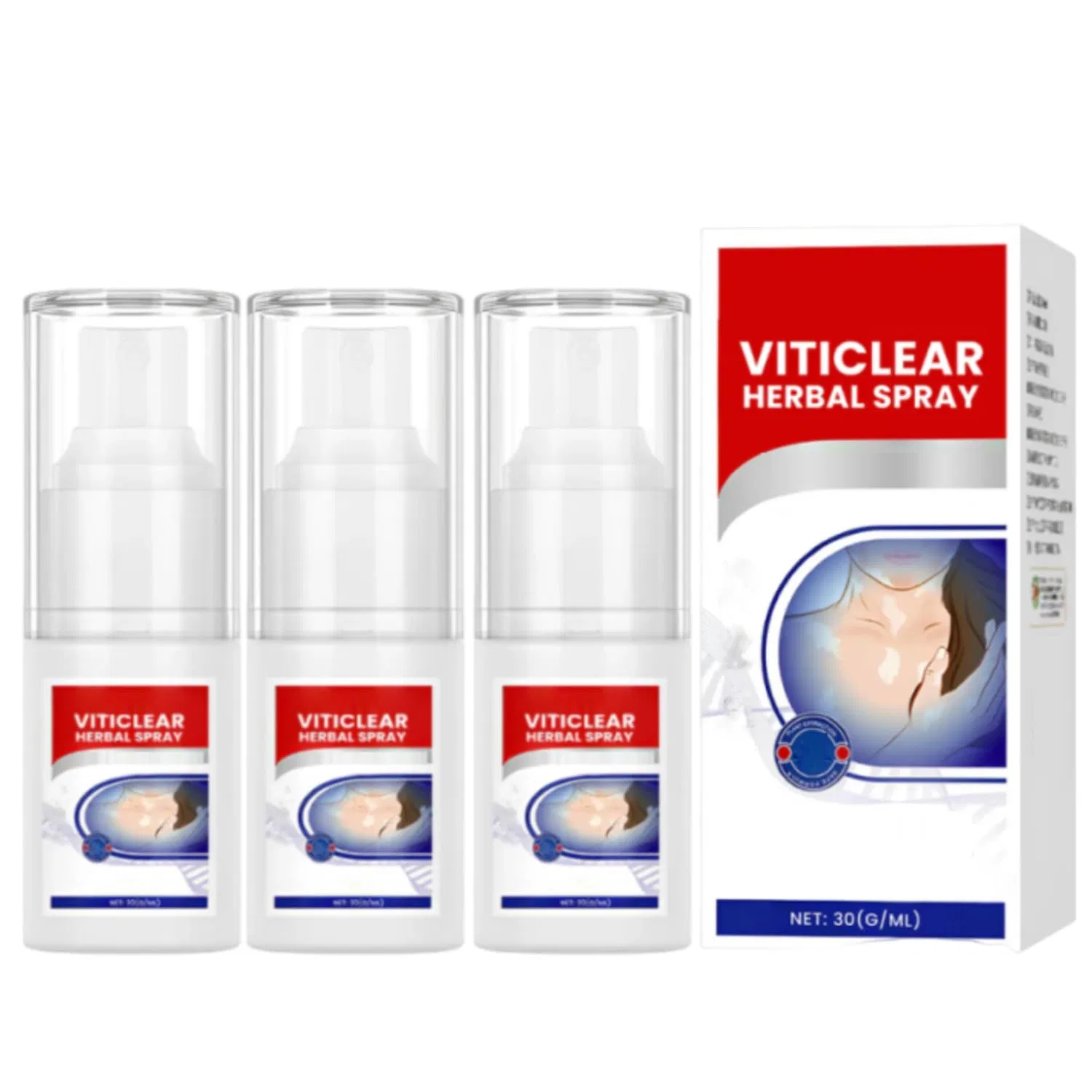 Травяной спрей «VitiClear» от Timilk, 3 штуки Generisch, 3 Pieces.