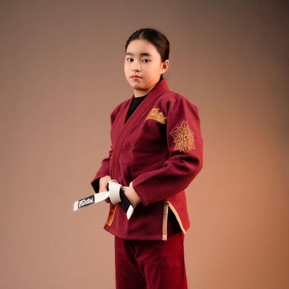 

Кимоно Fairtex BJJ Gi Sida for Kids, бордовый