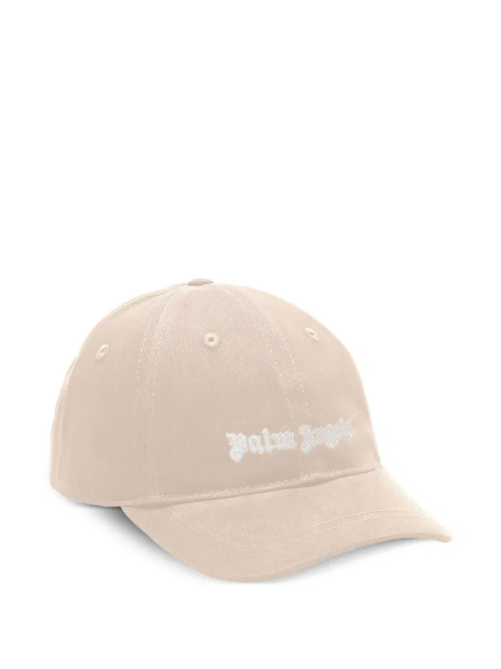 Бейсболка с вышитым логотипом Palm Angels Kids, бежевый
