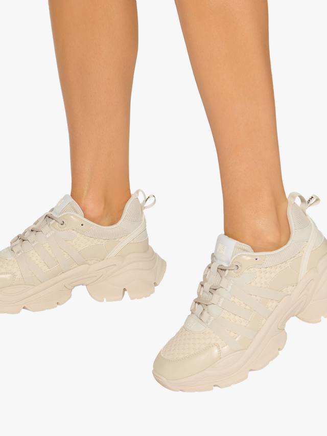 Laya Weave Lace Up Trainers KG Kurt Geiger, Cream — фото 2