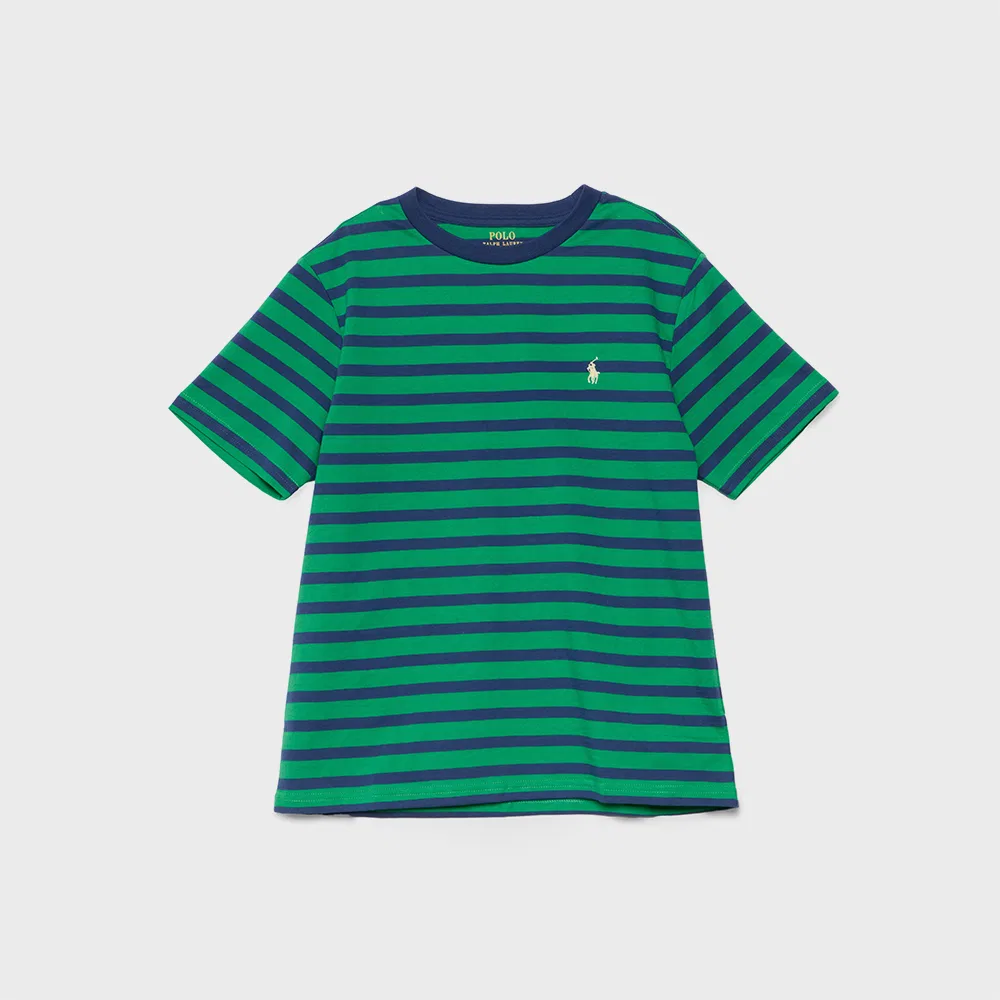 Детская футболка в полоску из хлопка от Polo Ralph Lauren Children