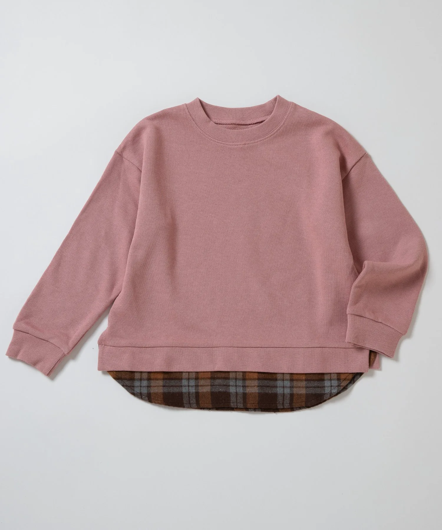Дизайнерская толстовка с асимметричным низом Ever Closet, Pinkish-gray — фото 4