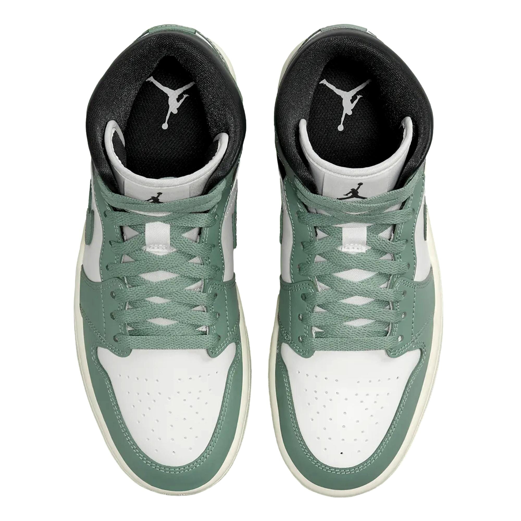 Женские кроссовки Nike Air Jordan 1 MID Sail/Jade Smoke-Anthracite BQ6472-130 — фото 3