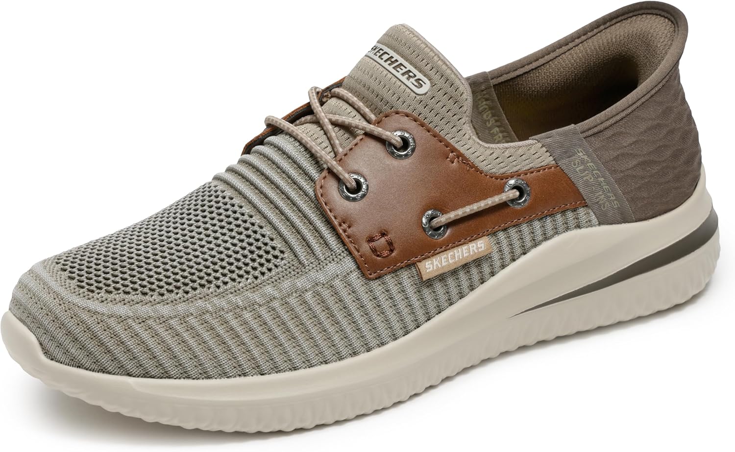 

Мужские лоферы Skechers Delson 3.0 - Roth Slip-ins, коричневый