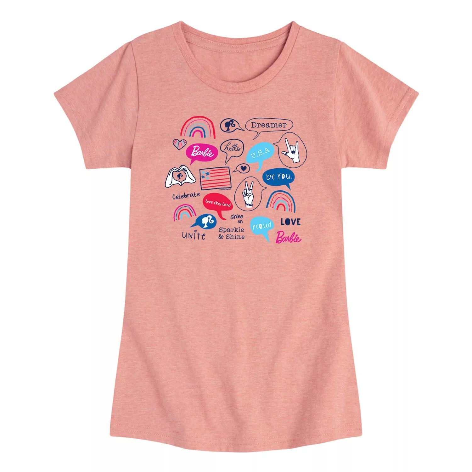 

Футболка Barbie Americana Doodles для девочек 7–16 лет Barbie