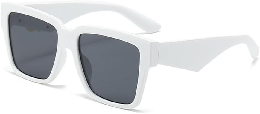 

Солнцезащитные очки квадратной формы большого размера для женщин, роскошные солнцезащитные очки большого размера для мужчин и женщин, градиентные очки с защитой от УФ-излучения UV400 generic, White