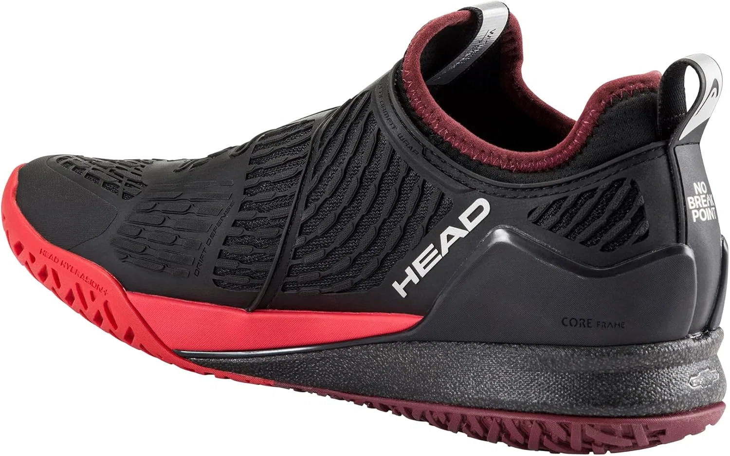 Кроссовки теннисные HEAD Endure Pro BOA, Black/Red — фото 3