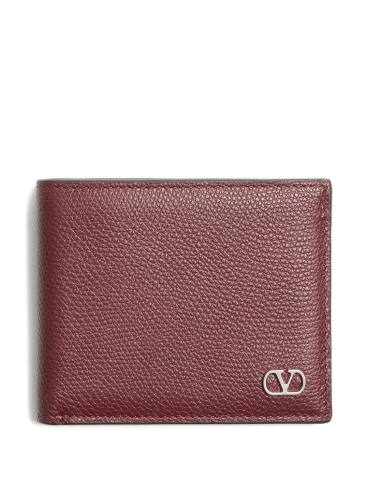 

Кошелек из текстурированной кожи Valentino Garavani, красный