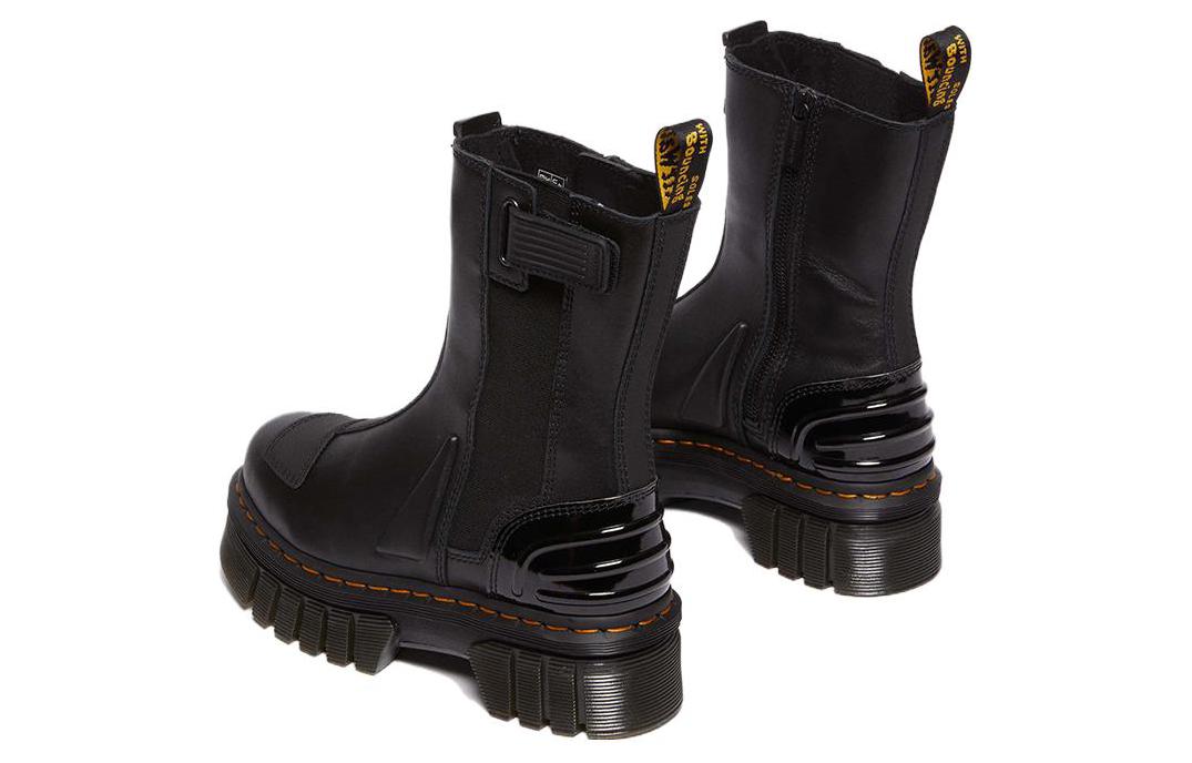 Мужские ботинки челси Dr.Martens Audrick Alternative кожаные на платформе, черный — фото 4