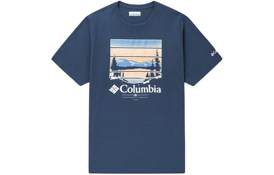 

Columbia Футболка мужская синяя, Синий, Columbia Футболка мужская синяя