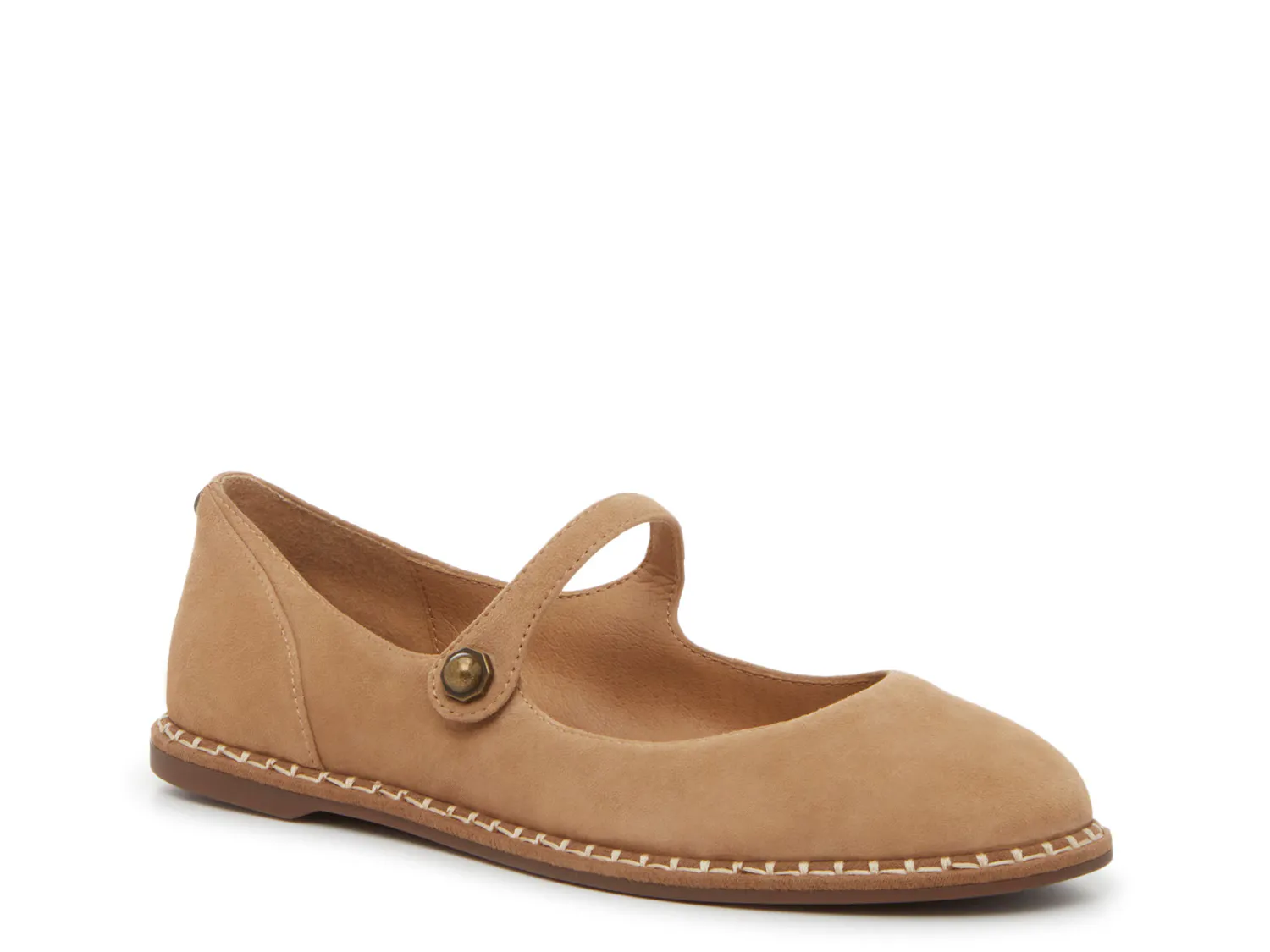 

Балетки Famela Mary Jane Flat Crown Vintage, цвет earthtan