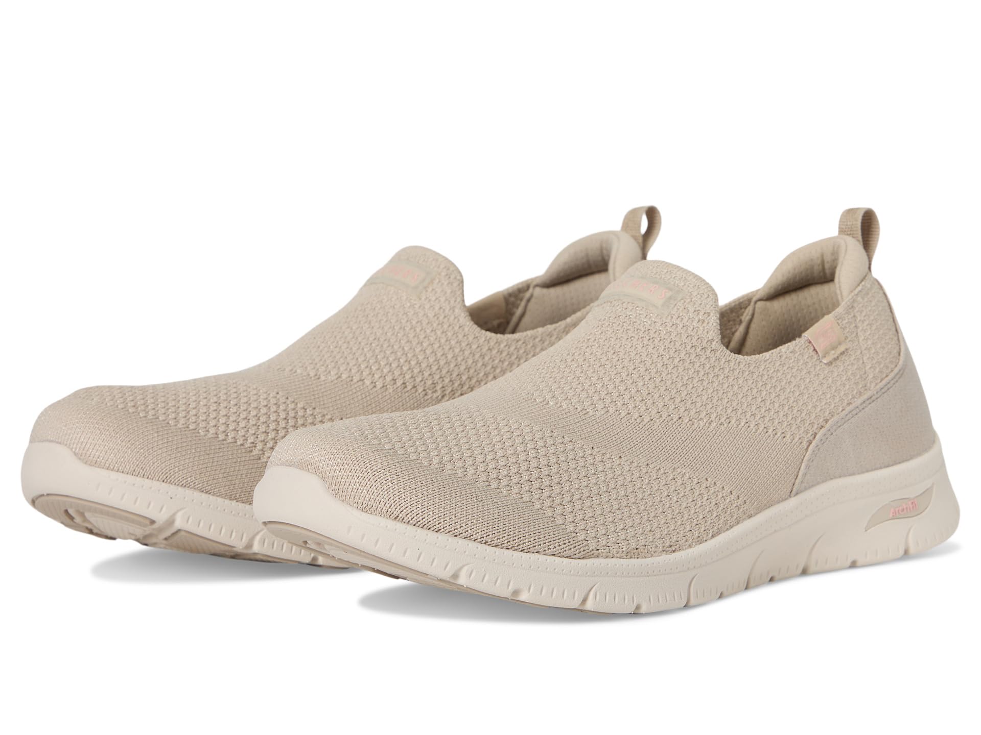 Лоферы SKECHERS Arch Fit Refine 2.0 Cascade, серо-коричневый