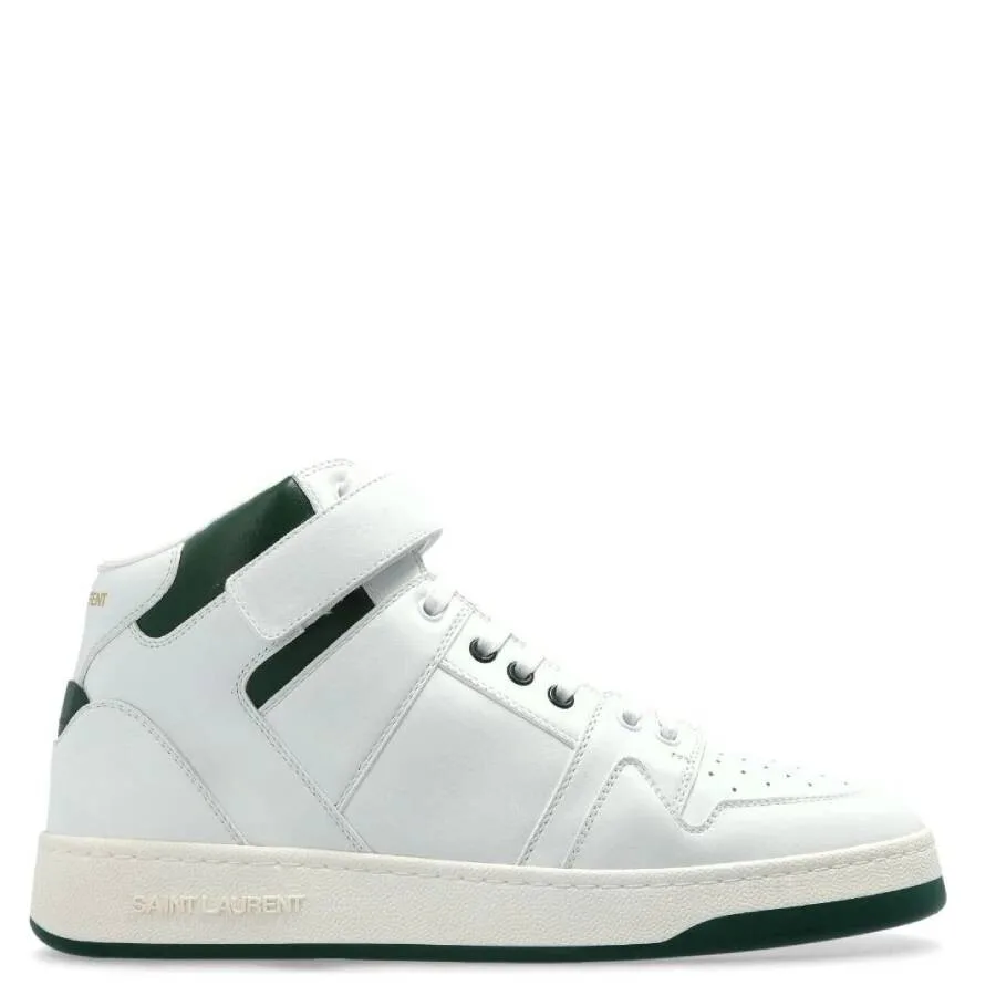 Высокие кроссовки Saint Laurent Lax, белый