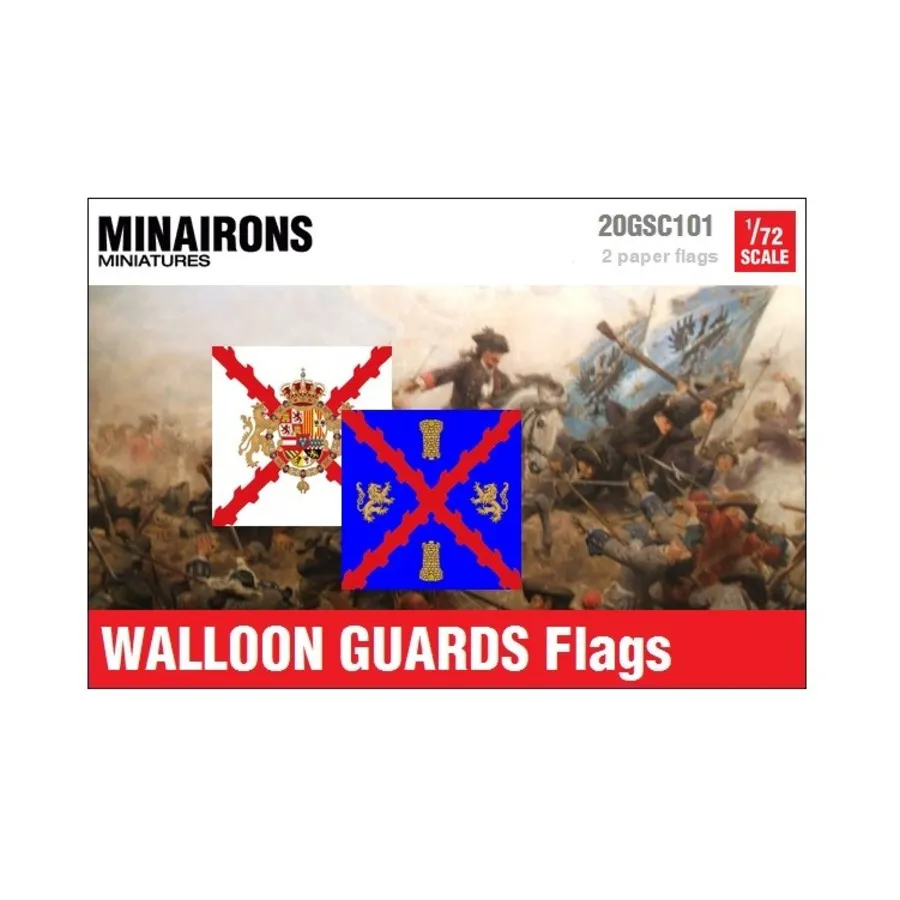 

Флаги Валлонской гвардии, War of Spanish Succession - Decals & Flags (1:72)