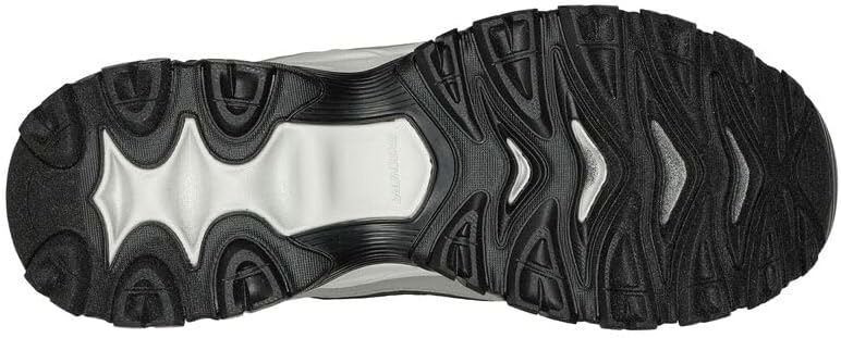 Мужские мокасины Skechers Afterburn M. Fit Ridgeburn без застежек с легким надеванием, черный/серый — фото 3