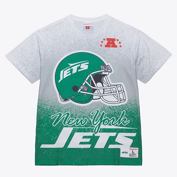 

Мужская футболка new york jets team burst vintage logo белая Mitchell & Ness