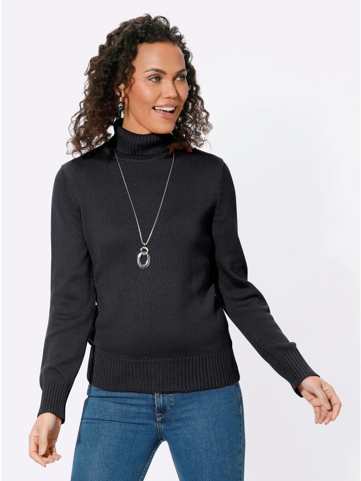 

WITT WEIDEN Черный свитер с высоким воротником