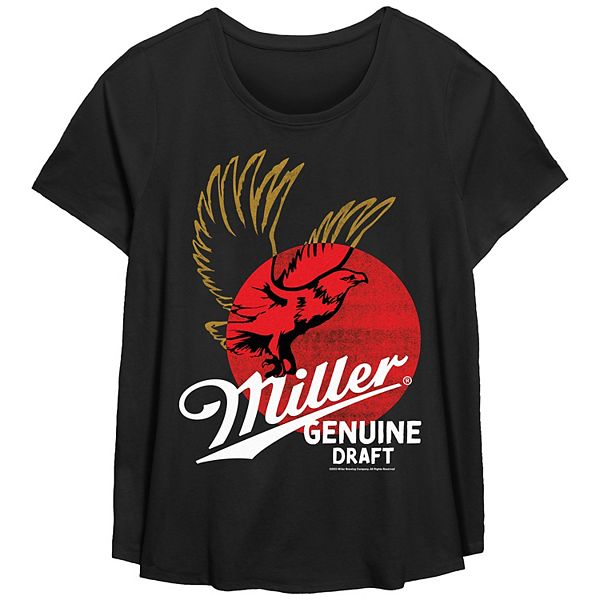 

Футболка Miller Genuine Draft plus size Licensed Character, Black