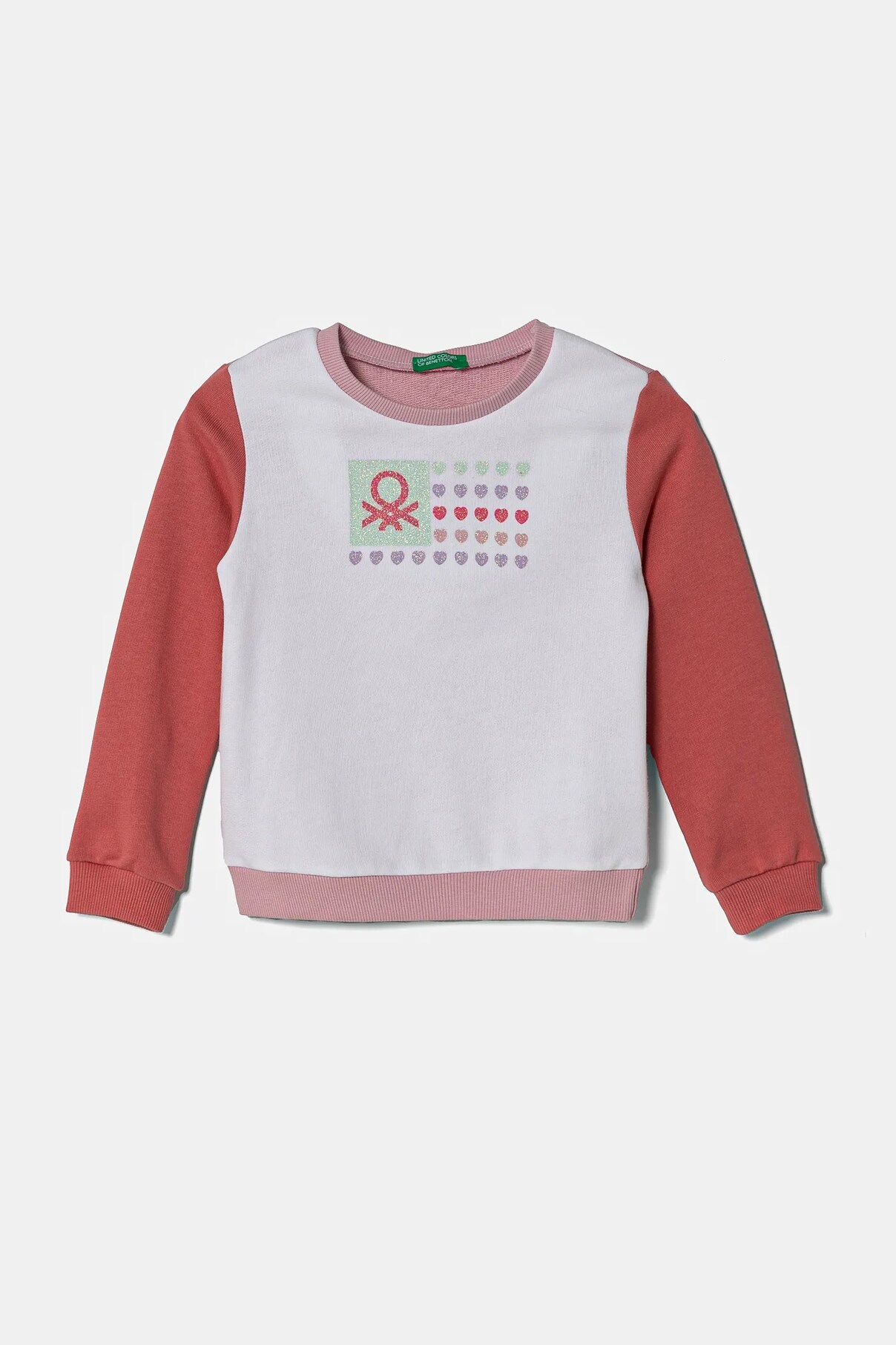 

Детская хлопковая толстовка United Colors Of Benetton, белый