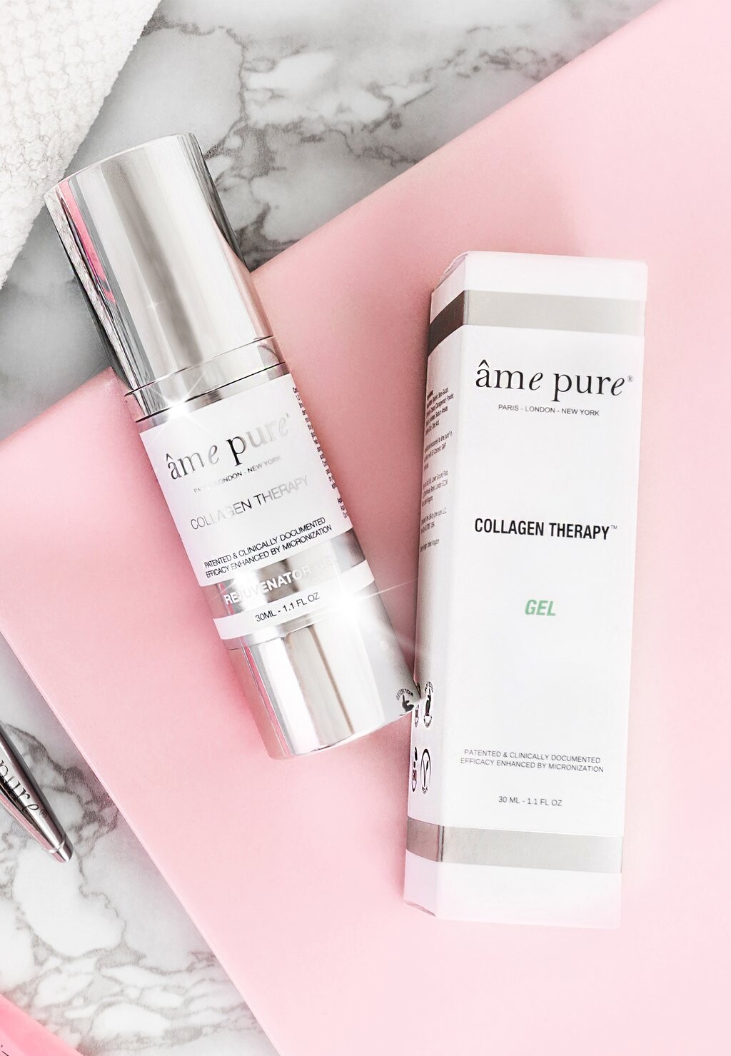 

Сыворотка COLLAGEN THERAPY GEL, ANTI AGING âme pure, белый