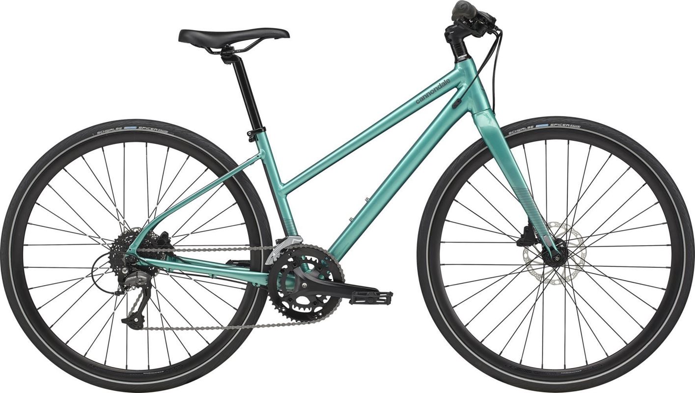 

Гибридный велосипед Cannondale Quick W.3 Remixte 28 Turquoise