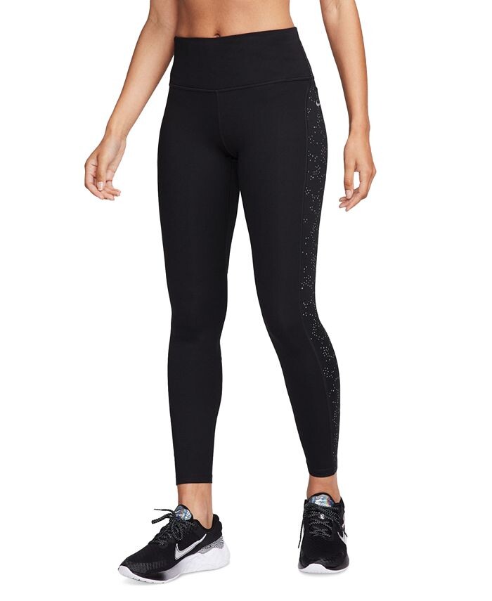 

Женские леггинсы со средней посадкой 7/8 Nike, черный