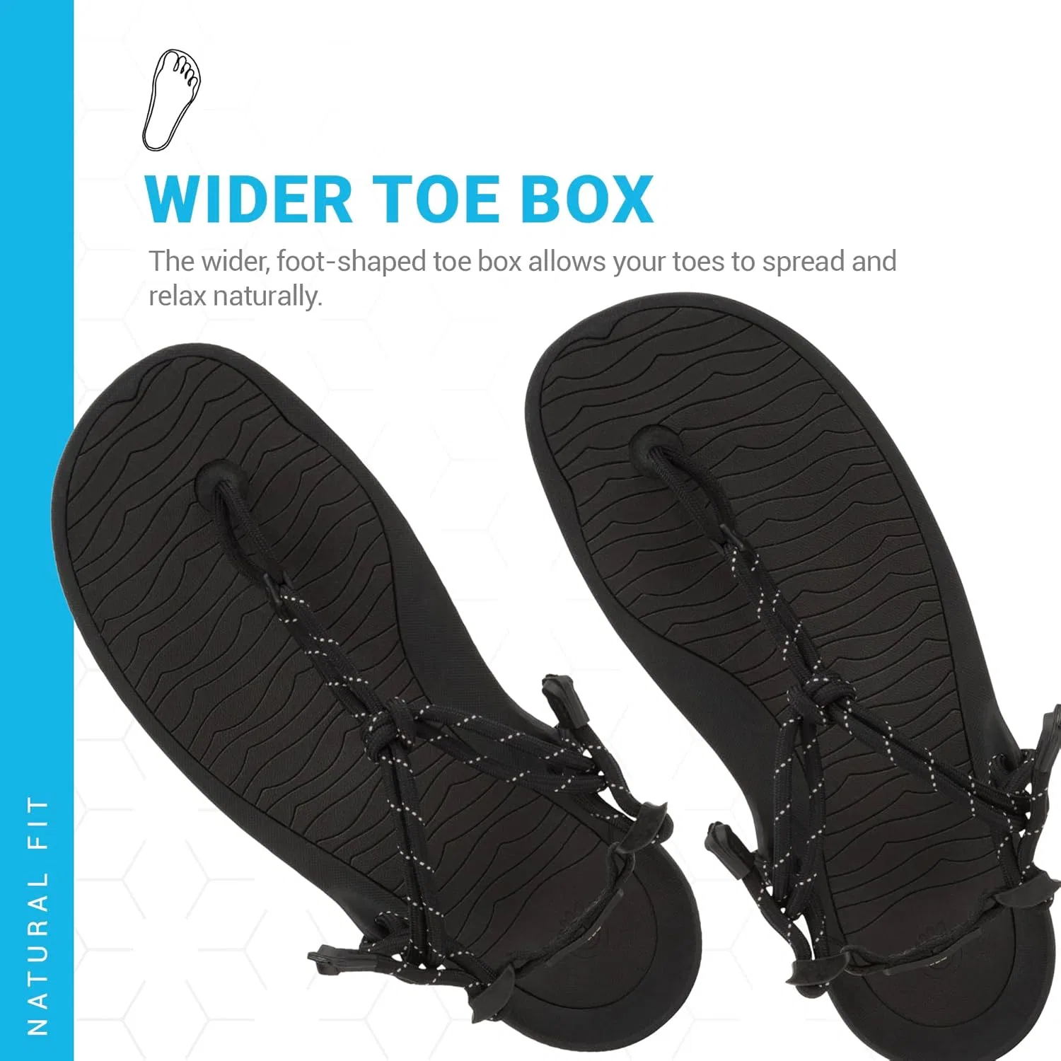 Мужские сандалии Xero Aqua Cloud Xero Shoes, Black — фото 3