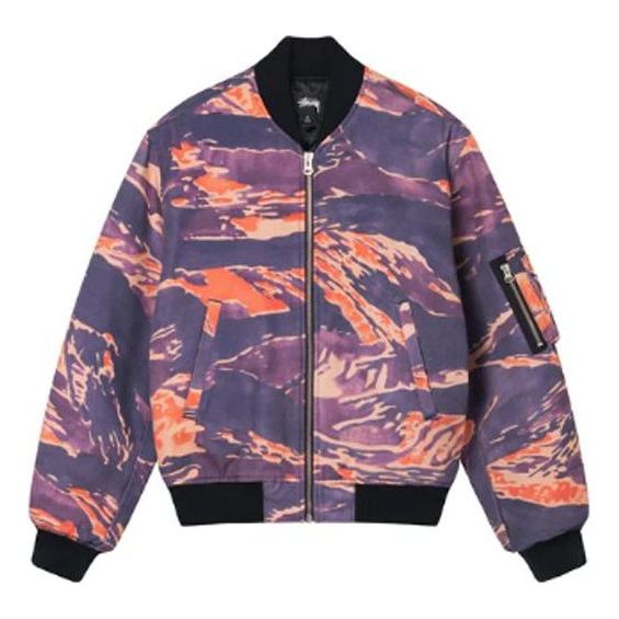 

Куртка tigris bomber 'purple' Stussy, фиолетовый