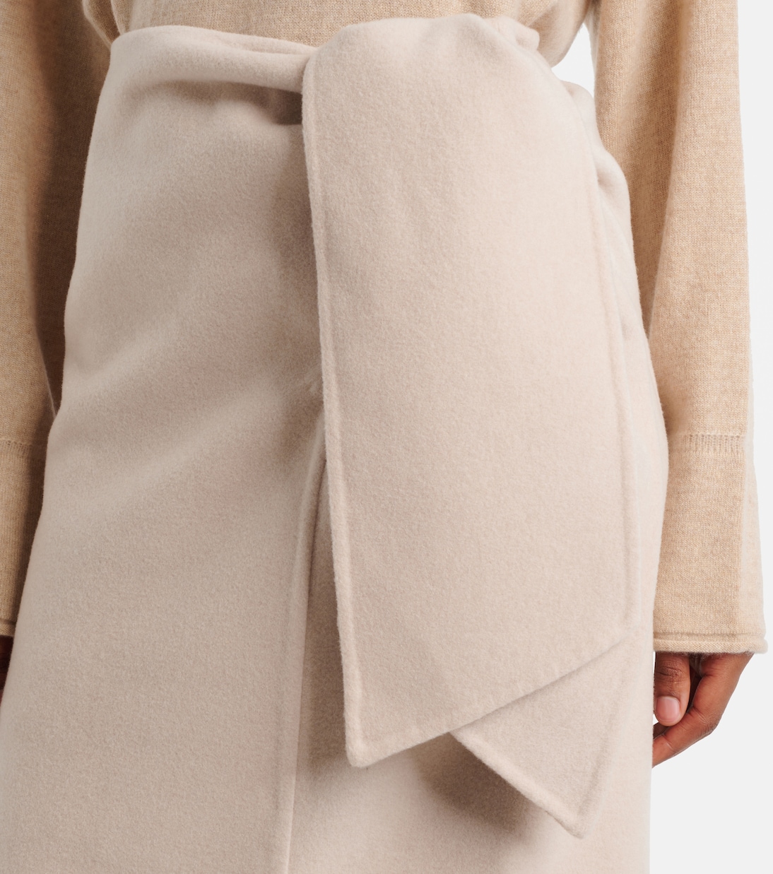 Юбка-халат Zuppa из шерсти и кашемира Max Mara, Diano — фото 4