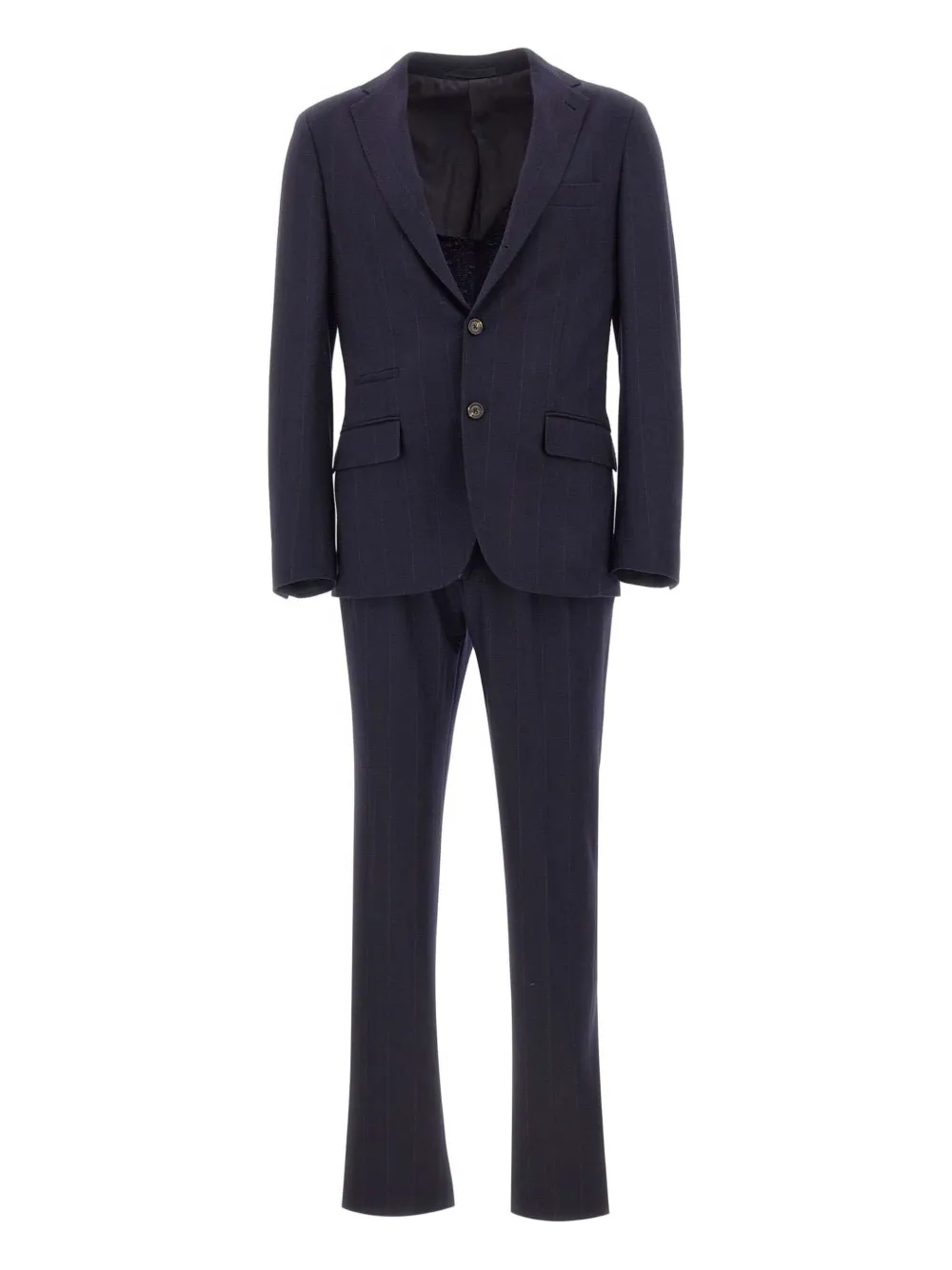 

Костюм в тонкую полоску Eleventy, синий