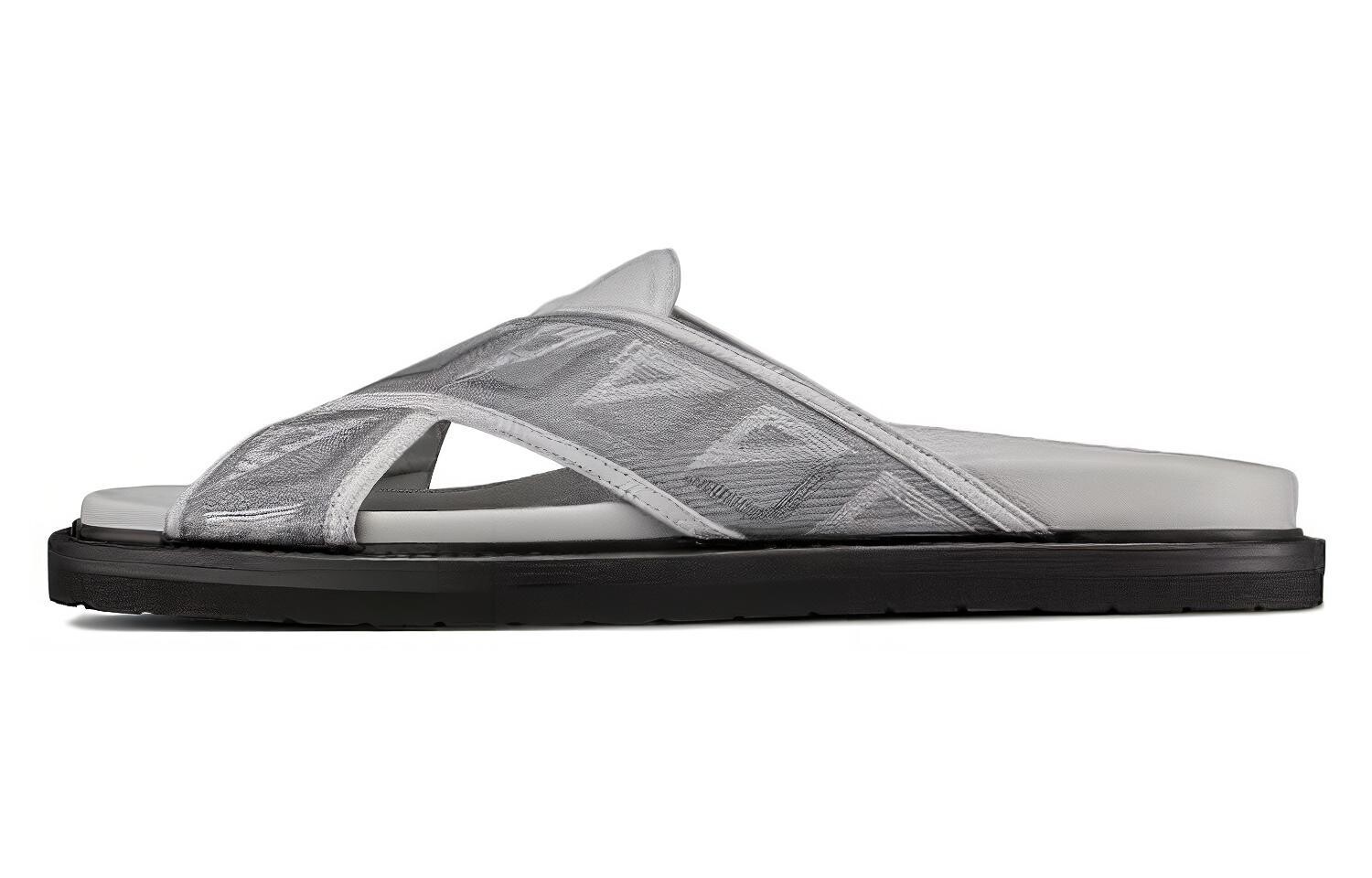 Сандалии Dior Aqua Sandal CD Diamond, серый