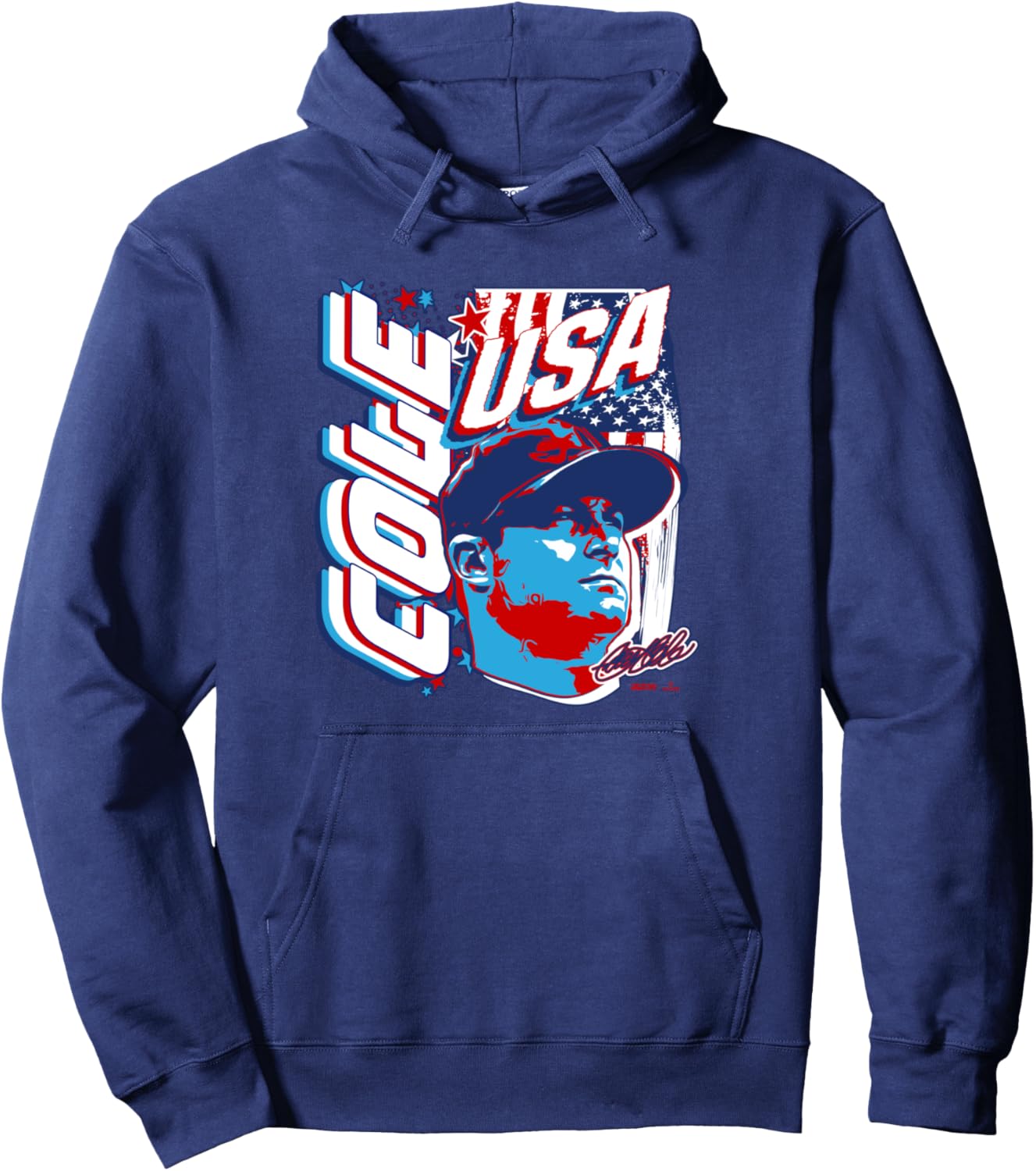 

Худи Gerrit Cole New York Baseball USA MLBPA Ryno Sports, темно-синий