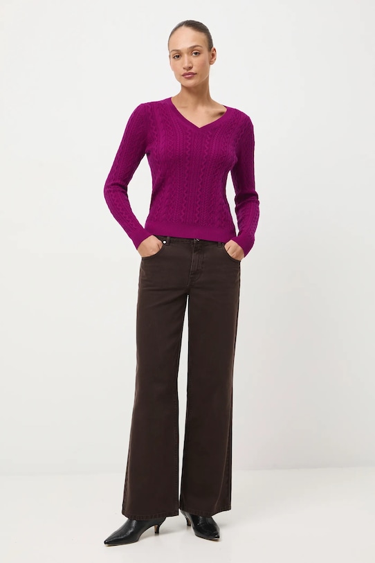 

Свитер из мериносовой шерсти Medicine, розовый