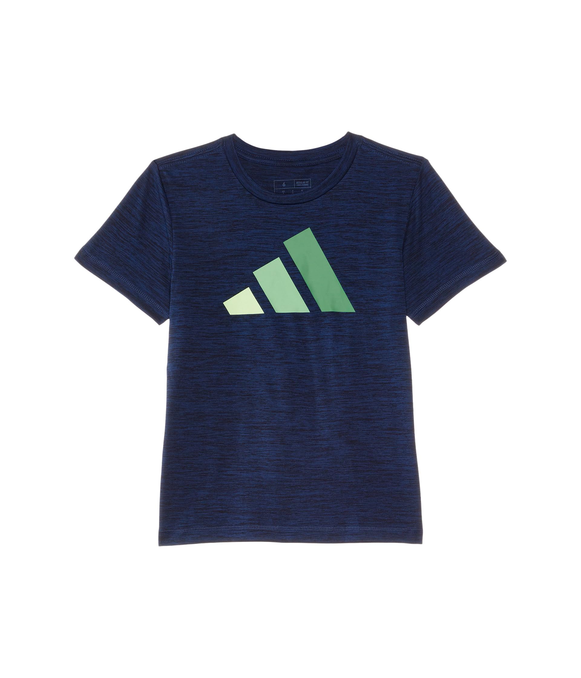 

Футболка adidas Kids SS Poly Logo Tee(Toddler/Little Kid), темно-синий