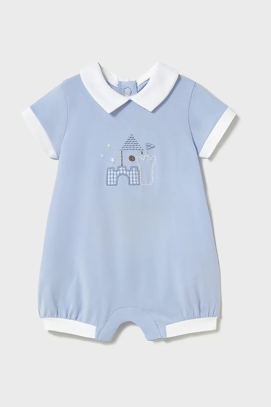 

Хлопковый детский комбинезон Rampers Mayoral Newborn, синий