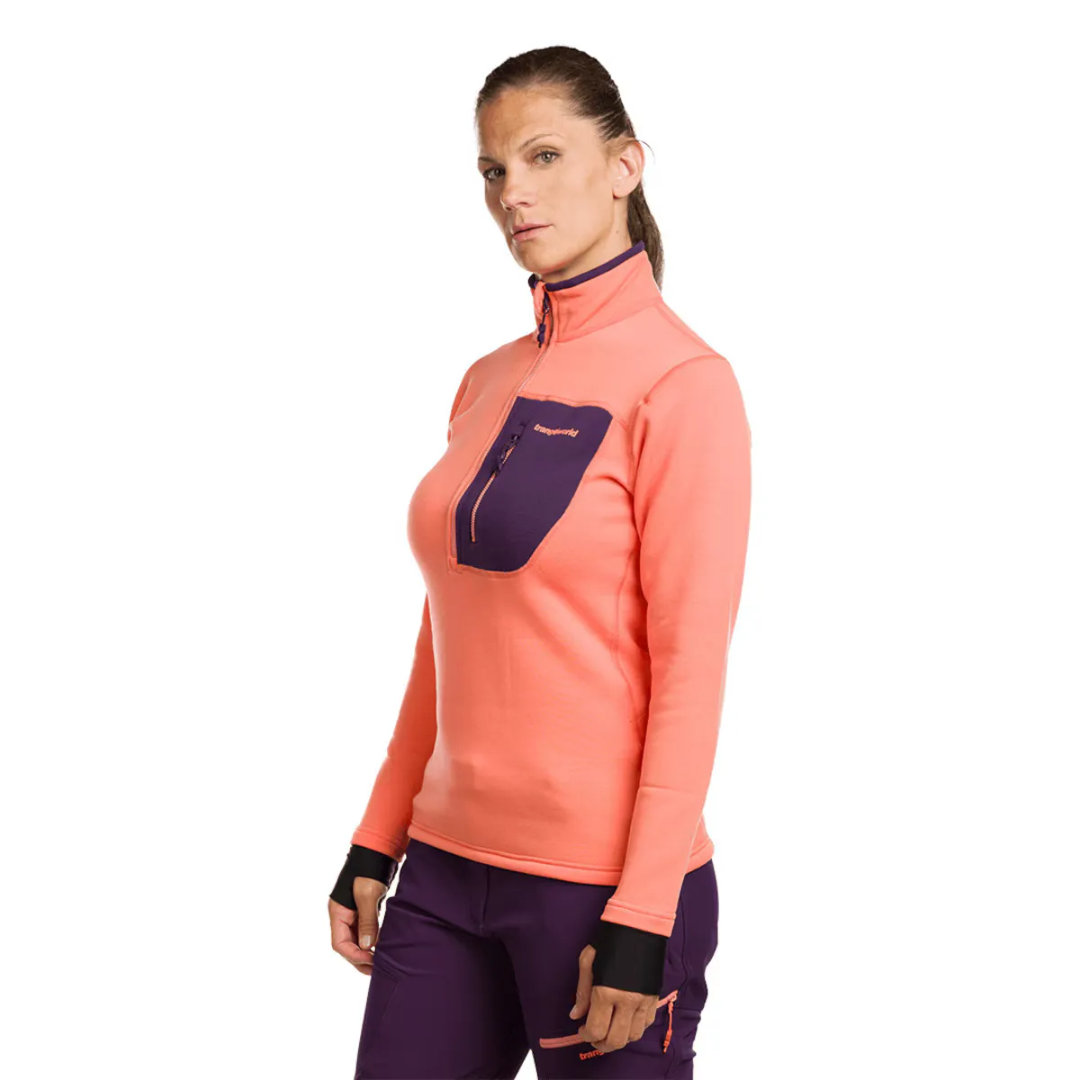 

Женский флис Trx2 Stretch Wm Pro Trangoworld, коралловый