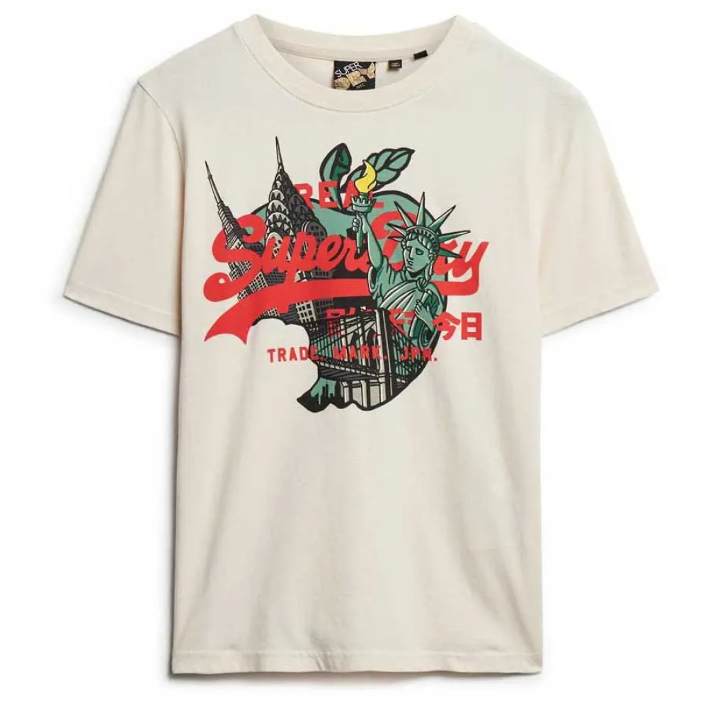 

Футболка Superdry New York Vl Relaxed, белый