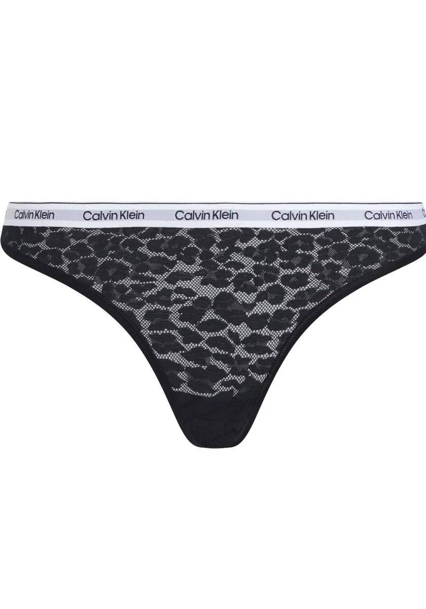 Трусики бикини Calvin Klein Underwear "BIKINI" с надписью CK, черный