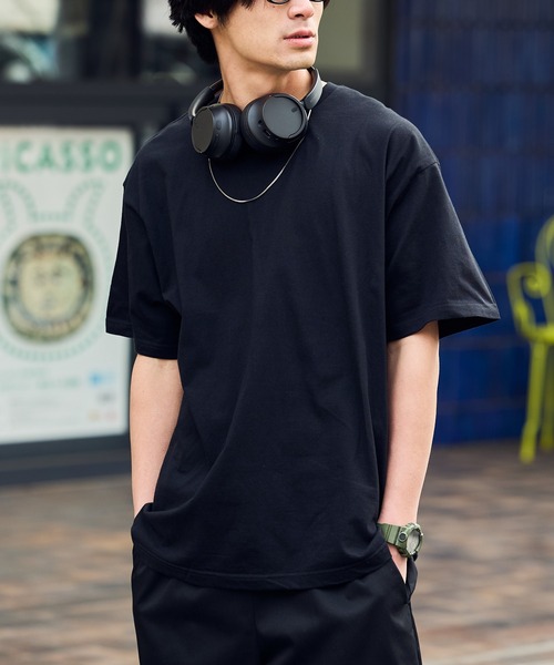 

Мужская футболка United Athle, стандартный крой, свободная, с коротким рукавом, средняя плотность (120 г), черная