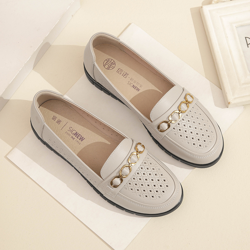 Cigna Женские повседневные туфли-лодочки светло-серые, цвет Light Gray — фото 3