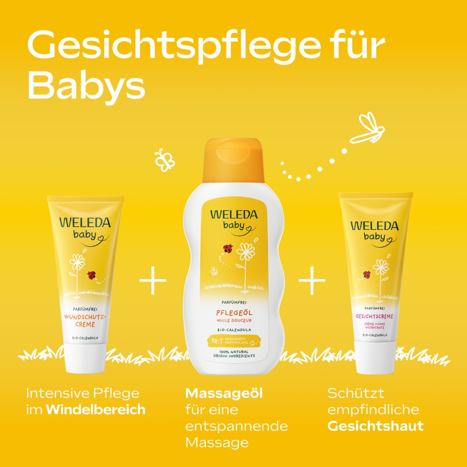 Масло для тела calendula calendula pflegeöl parfümfrei Weleda, объем 200 мл — фото 3