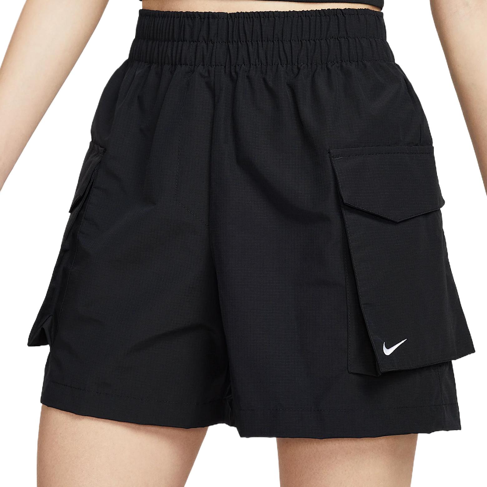 Nike Спортивная одежда Essentials серия карго шорты Women's Black White — фото 2