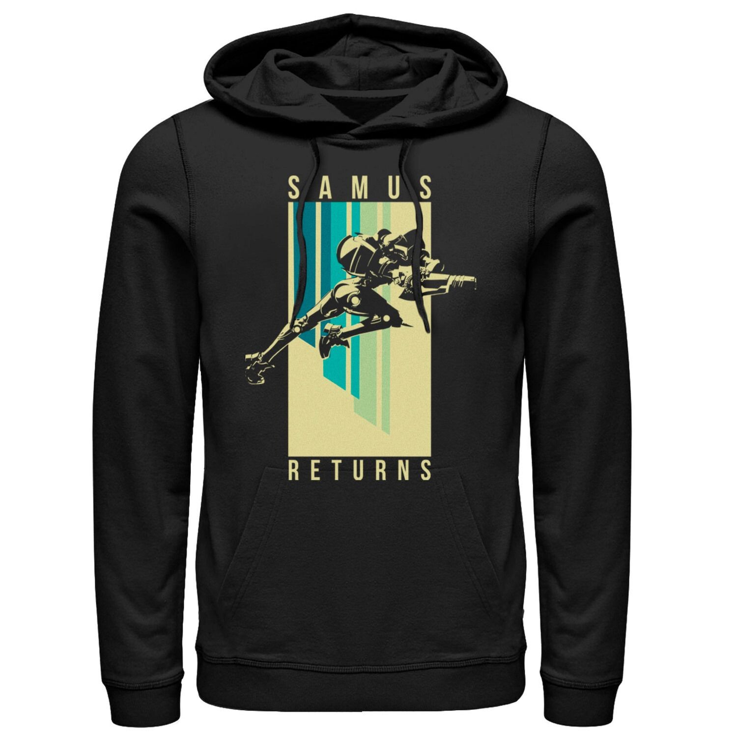 

Мужской пуловер с капюшоном Samus Returns Licensed Character