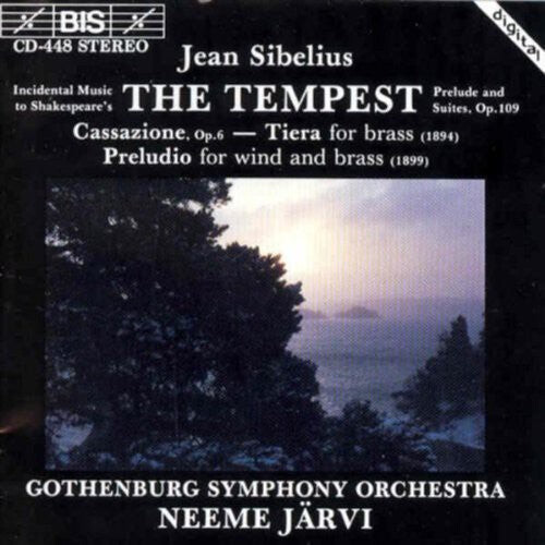 

CD диск Sibelius / Jarvi / Gothenburg So: Tempest