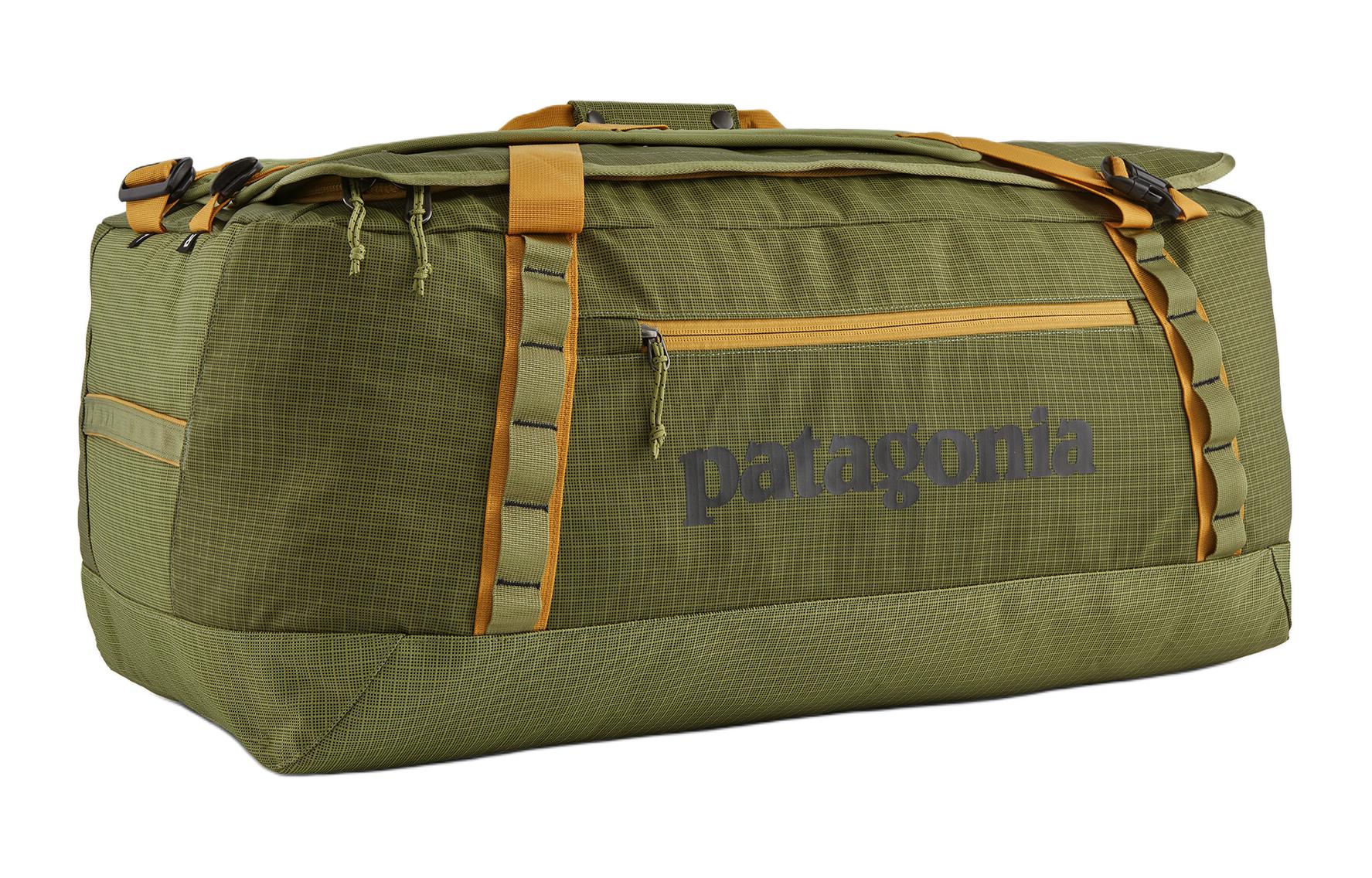 

Переработанный ламинированный материал из TPU пленки Дорожная сумка 70 л Унисекс Матовый Олений рог зеленый Patagonia