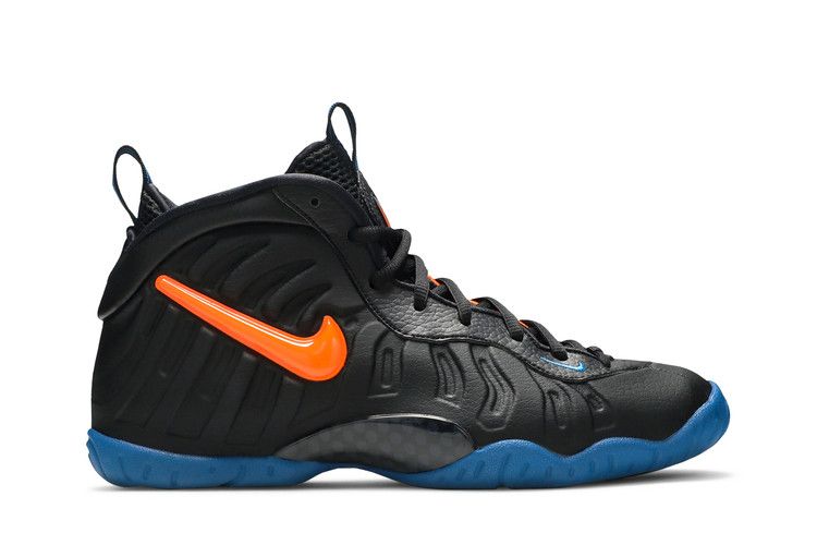 Кроссовки Nike Little Posite Pro GS 'Knicks', черный — фото 2